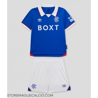 Rangers Maglia Gara Casa Repliche 2025-26 Bambino